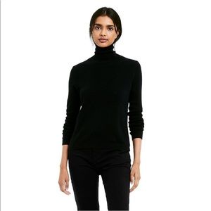 Nili Lotan x Target L Button Black Turtleneck NWT